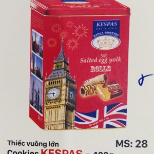 Bánh KESPAS hộp thiếc 400g