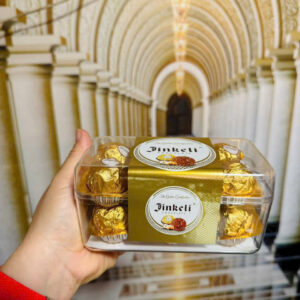 Socola Jinkeli hộp nhựa vuông (12 viên)