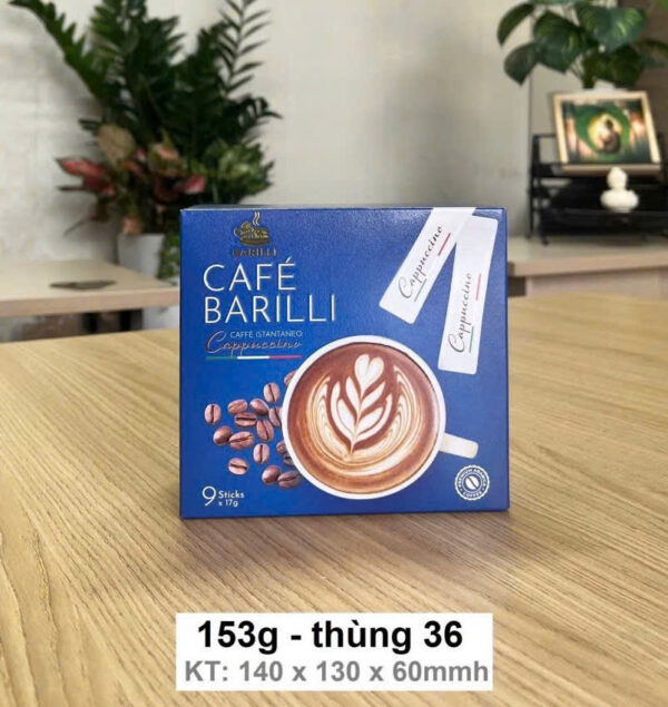 Cà phê Cappuccino Ý Barilli (9 gói) - Hình ảnh 2