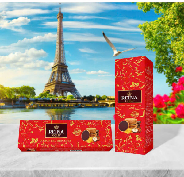 Bánh quy hỗn hợp Reina Gold (Hộp giấy ngang)