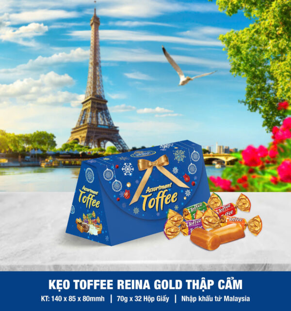 Kẹo bơ cứng hỗn hợp Reina Gold (Hộp thuyền giấy) - Hình ảnh 3