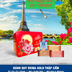 Bánh quy hỗn hợp Reina Gold (Hộp thiếc 168gr)