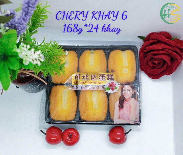 Bông lan khay chery 6 168g