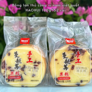 BÁNH BÔNG LAN THỦ CÔNG HAOHUI THÙNG 32 Cái*120Gr