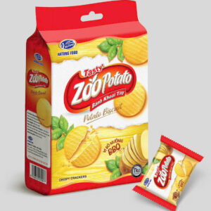 Bánh quy Cracker khoai tây giòn tươi Zoo Potato - Hộp 270g, gói 250g, nhiều vị