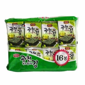 Rong biển ăn liền Gwangchun vị Oliu Hàn Quốc lốc 16 gói